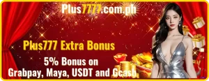 Plus777 Extra 5% Bonus